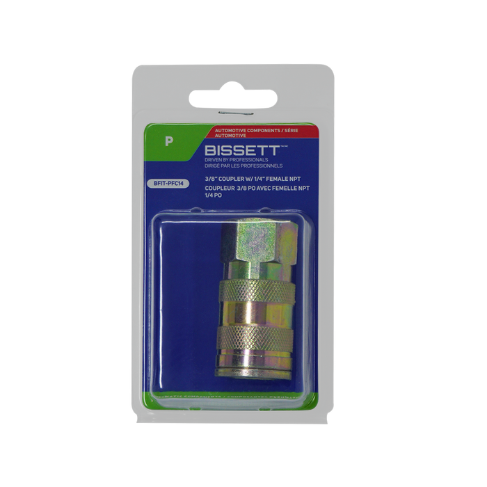 Bissett BFIT-PFC14 3/8" Automotive Coupler x 1/4" Female NPT