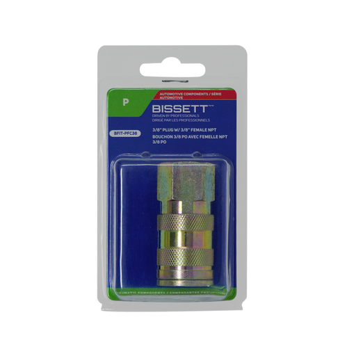 Bissett BFIT-PFC38 3/8" Automotive Coupler x 3/8" Female NPT