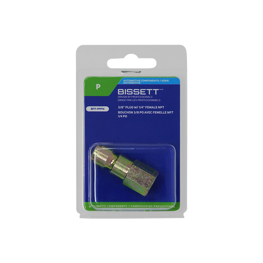 Bissett BFIT-PFP14 3/8" Automotive Plug x 1/4" Female NPT