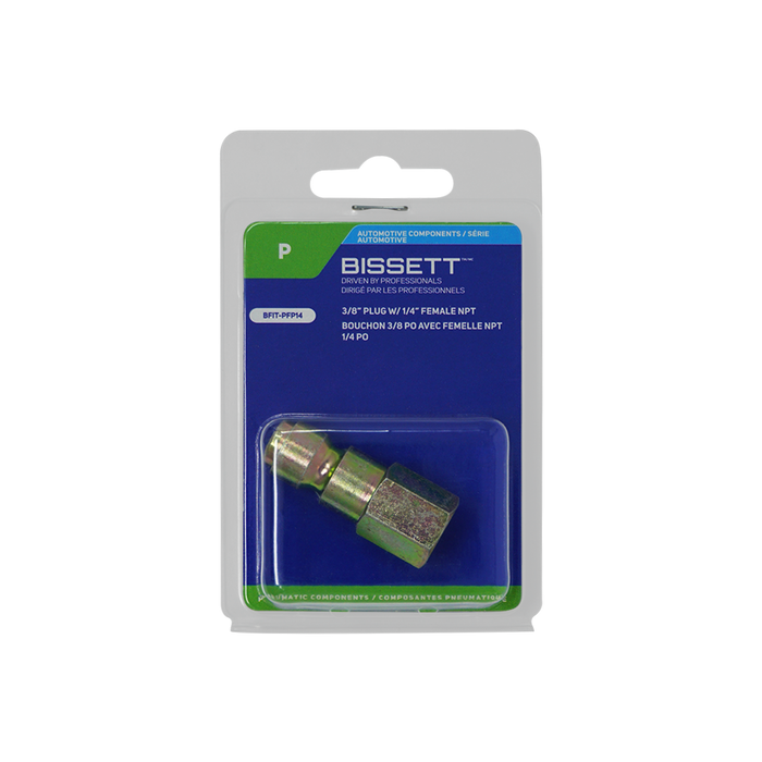Bissett BFIT-PFP14 3/8" Automotive Plug x 1/4" Female NPT