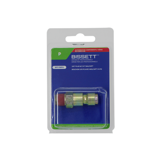 Bissett BFIT-PMP14 3/8" Automotive Plug x 1/4" Male NPT