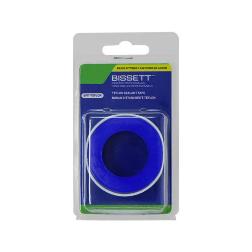 Bissett BFIT-TEFLON PTFE Thread Sealant Tape, 1/2" x 520"