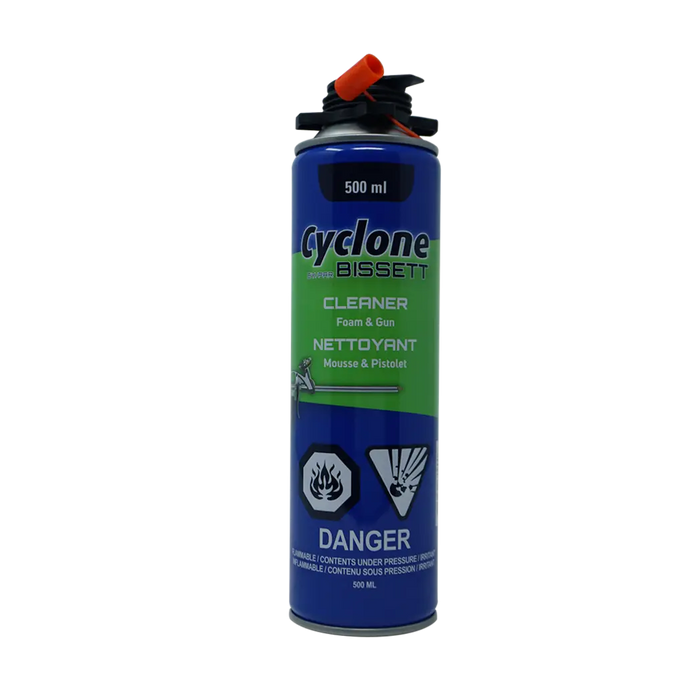 Bisset Cyclone BCF-C500-2 Spray Foam Gun Cleaner 500mL