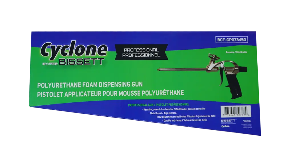 Bisset BCFGP073450 Pro Polyurethane Spray Foam Dispensing Gun — Griff