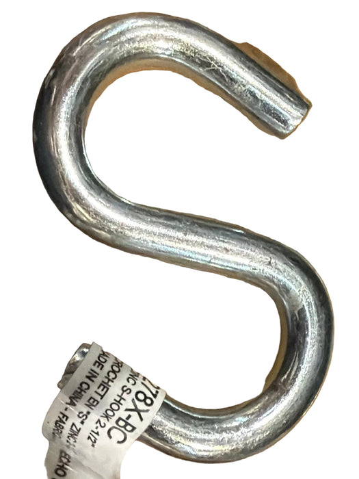 Zinc S-Hook, Select Size
