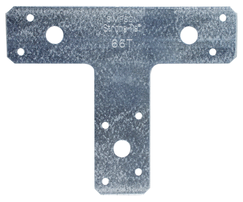 6" x 6" T Strap Galvanized - 66T