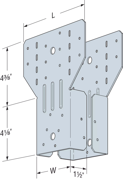 4"x Post Cap Heavy Adjustable ACH ZMAX - ACH4Z