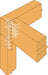 Simpson Strong-Tie CJT concealed connection, installed perspective