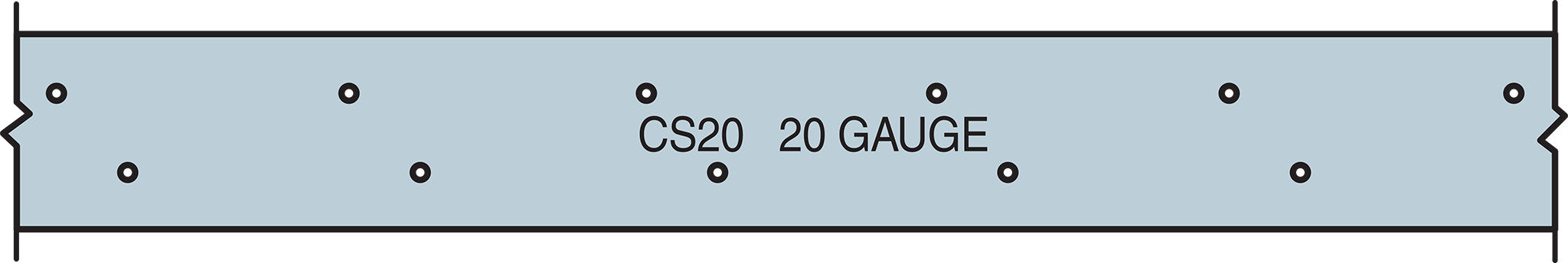 Simpson Strong-Tie CS20 coiled strap, product illustration