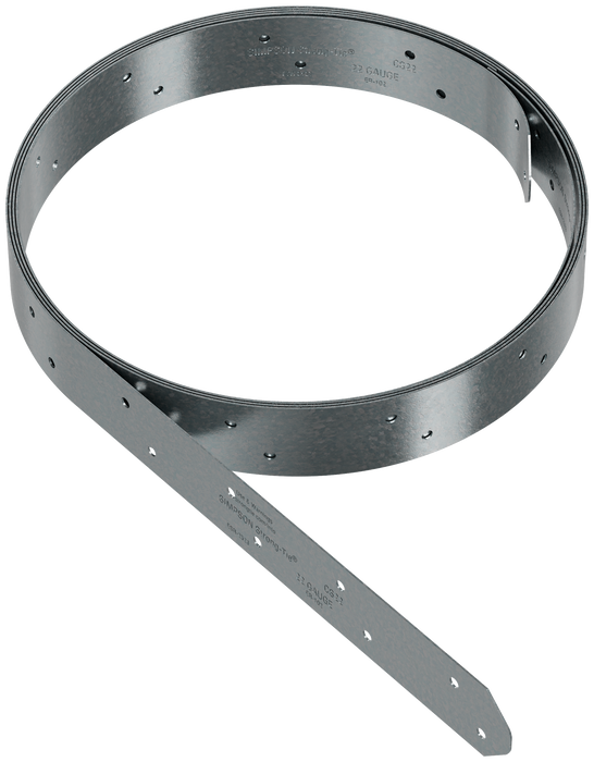 25ft 22 Gauge Coiled Strap Galvanized - CS22-R