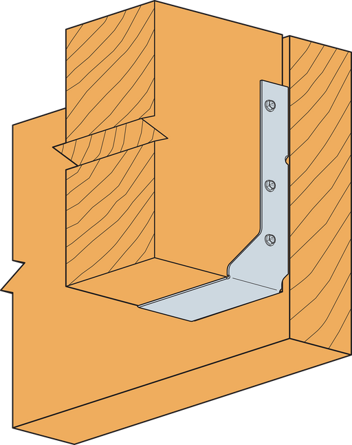 6" x 10" Heavy Concealed-Flange Face-Mount Joist Hanger - HUCQ610-SDS