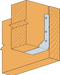 6" x 10" Heavy Concealed-Flange Face-Mount Joist Hanger - HUCQ610-SDS