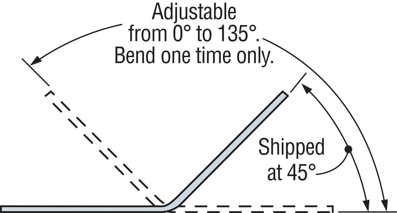 Simpson Strong-Tie LS angle, installed top view
