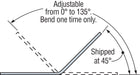 Simpson Strong-Tie LS angle, installed top view