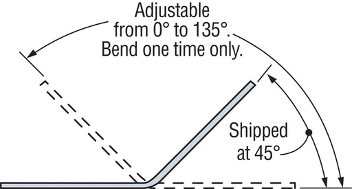 Simpson Strong-Tie LS angle, installed top view