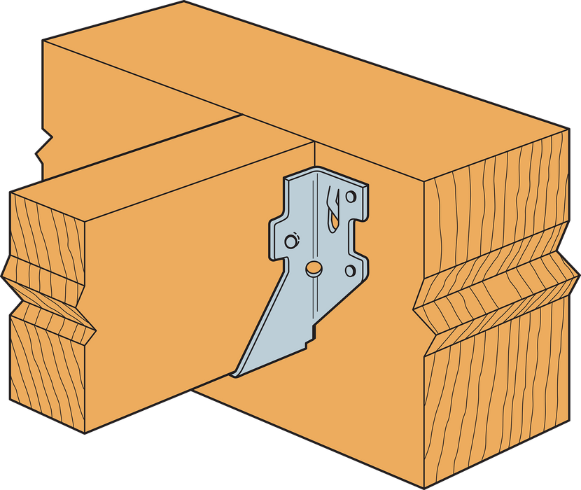2" x 4" Face-Mount Joist Hanger - LUS24