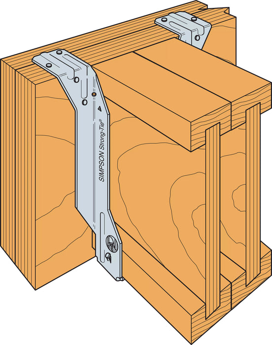 Simpson Strong-Tie medium i-joist top-flange hanger, installed illustration