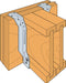 Simpson Strong-Tie medium i-joist top-flange hanger, installed illustration