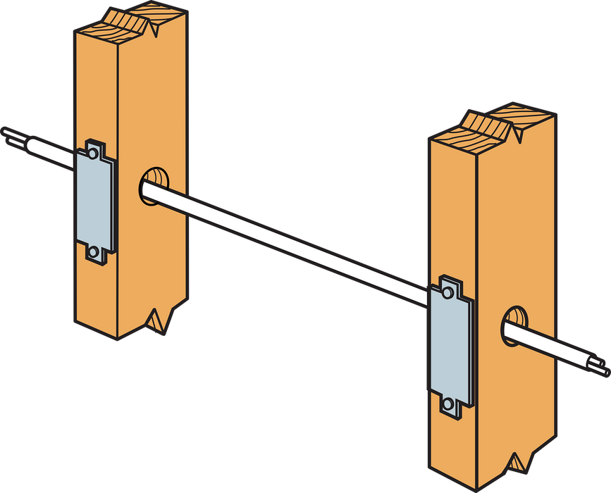 1-1/2" x 3" Nail Stop - NS1