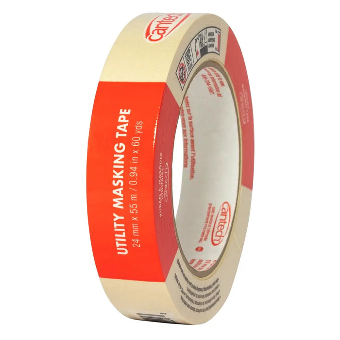 Cantech Utility Masking Tape General Purpose 1" Wide