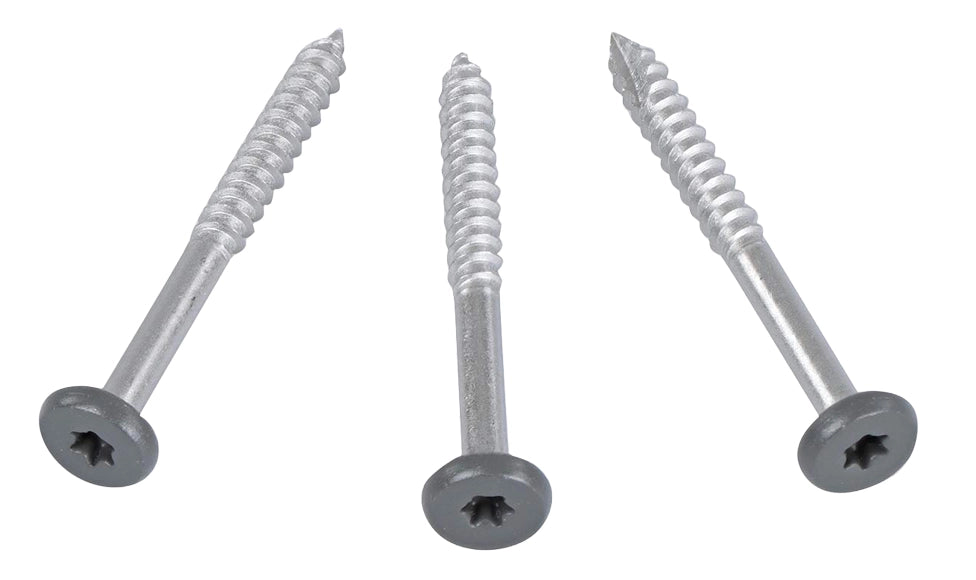 Clubhouse colour-matched fascia screws (generic colour-matched screw photo)