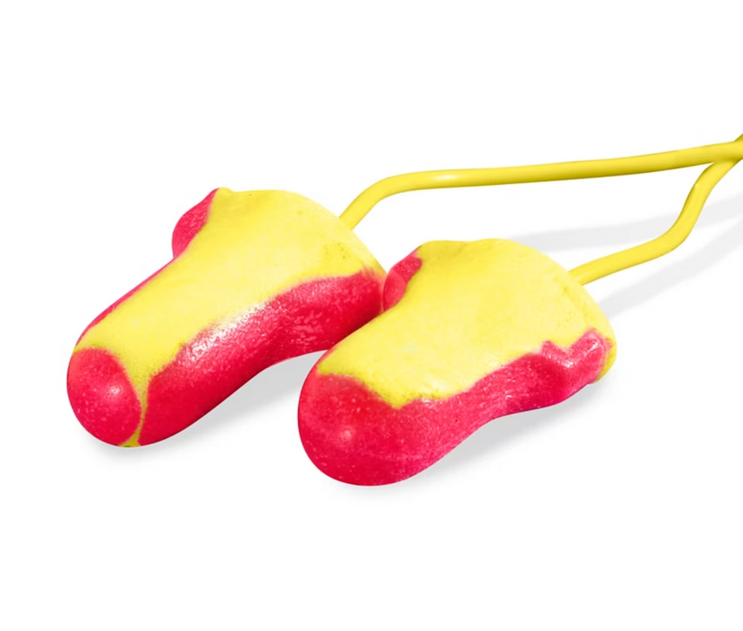 Howard Leight Laser Lite LL-30 Corded Foam Earplugs, Box of 100 Pairs