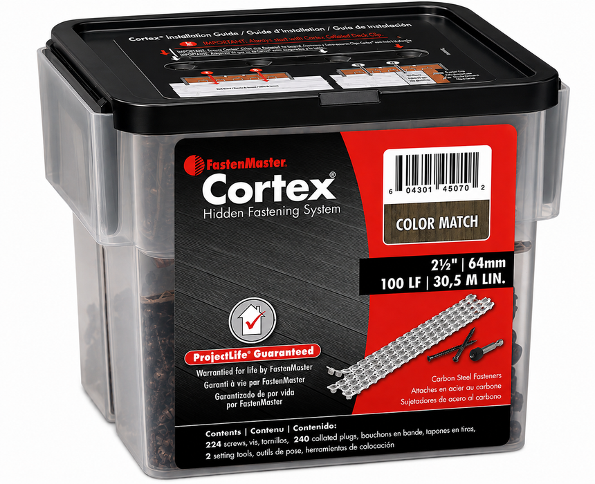 Cortex Fascia Plug & Screw System — 1-3/4"