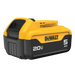 DeWalt DCB205 20V MAX 5.0Ah battery on white background