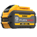 DeWalt DCB609 20V/60V MAX FLEXVOLT 9.0Ah battery on white background