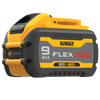 DeWalt DCB609 20V/60V MAX FLEXVOLT 9.0Ah battery on white background