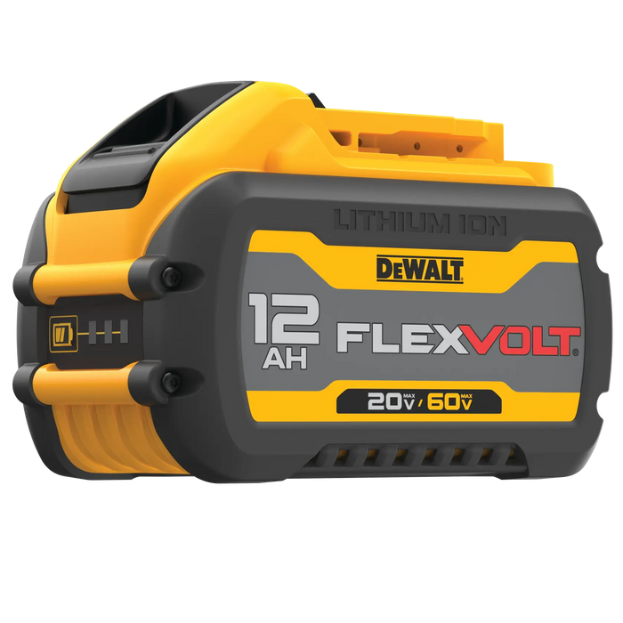 DeWalt DCB612 20V/60V MAX FLEXVOLT 12.0Ah battery on white background