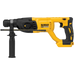 DeWalt DCH133B 20V MAX XR 1 in. SDS Plus D-handle rotary hammer, tool only, on white background