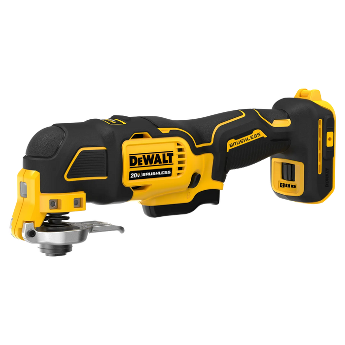 DeWalt DCS356B 20V MAX XR brushless 3-speed oscillating multi-tool, tool only, on white background