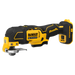 DeWalt DCS356B 20V MAX XR brushless 3-speed oscillating multi-tool, tool only, on white background