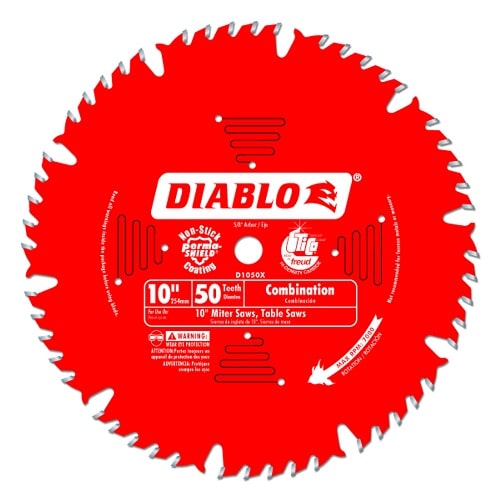 Diablo D1050X 50 Teeth Miter & Table Saw Blade for Wood