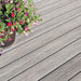 Eva-Last 1" x 6" Apex Square Bamboo PVC Composite Decking Boards 20-ft Artic Birch