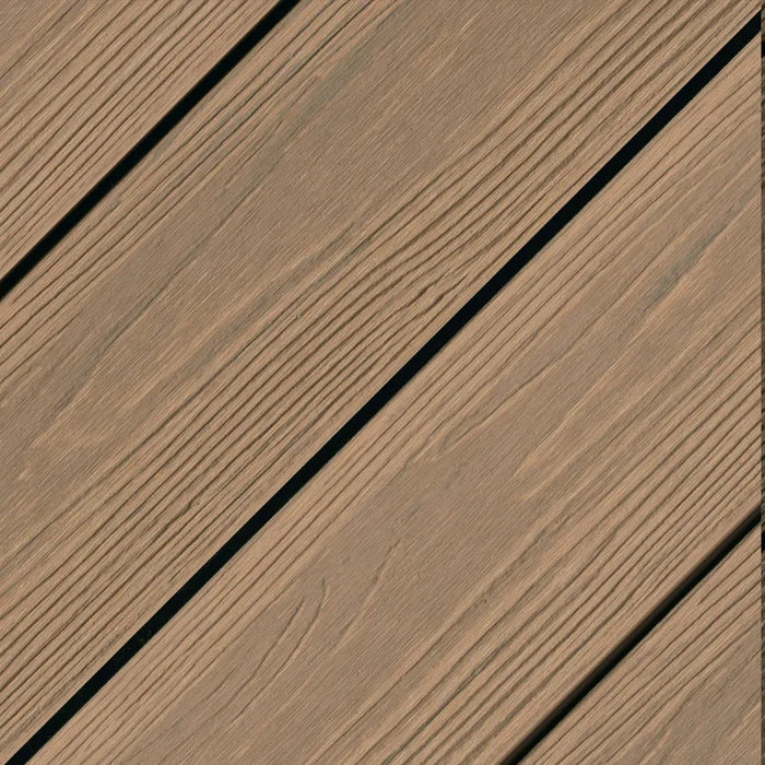 Eva-Last 1" x 6" Apex Square Bamboo PVC Composite Decking Boards 20-ft Himalayan Cedar