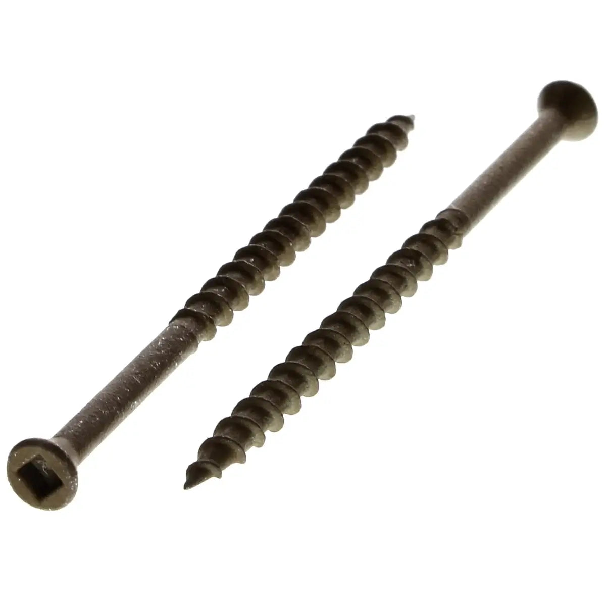 Exterior Trim Head Brown Deck Wood Screws (Per Pound) — Griff Building ...