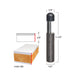 Freud 64-100 1/4" (Dia.) Solid Carbide Flush Trim Router Bit