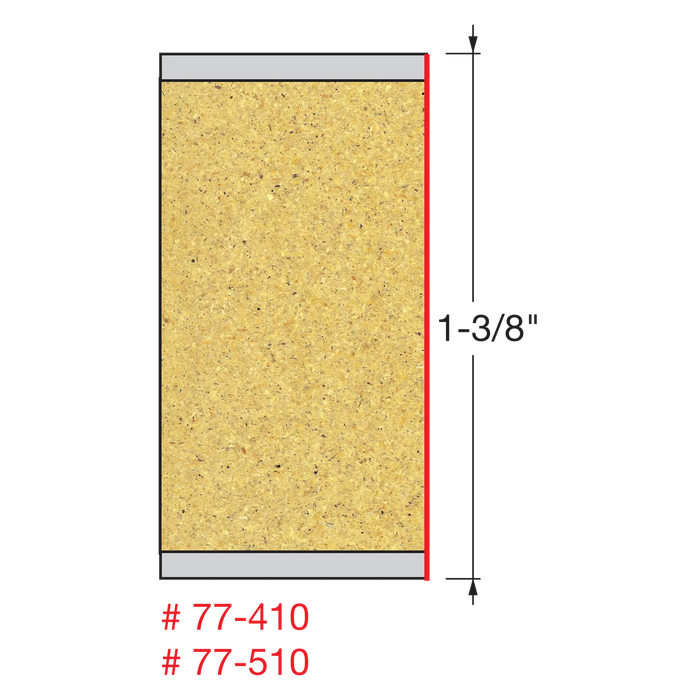 Freud 77-510 1/2" (Dia.) Two Flute Mortise Compression Router Bit