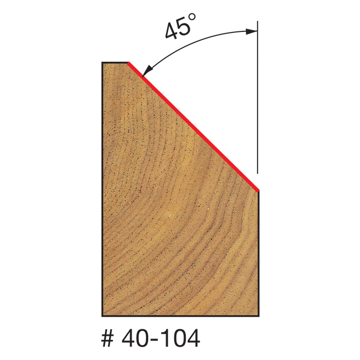 Freud 40-10X Chamfer Router Bits