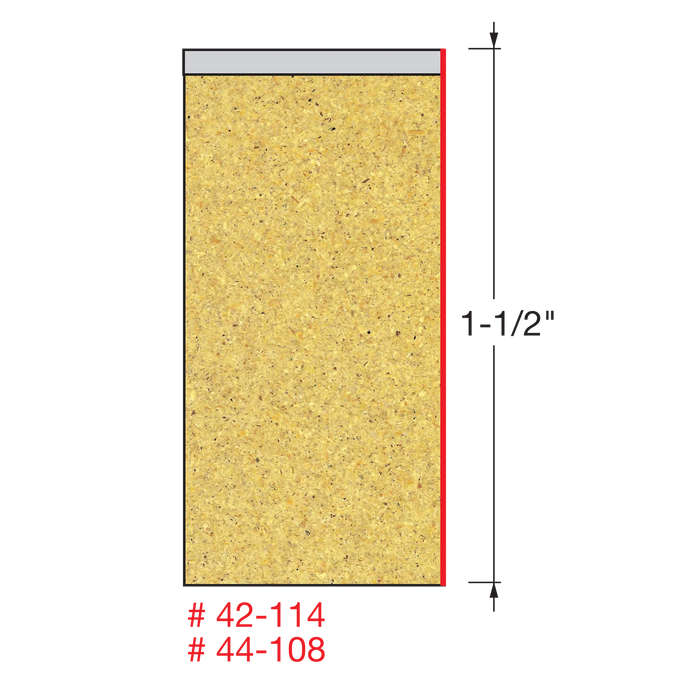 Freud 42-114 1/2" Bearing Flush Trim Router Bits