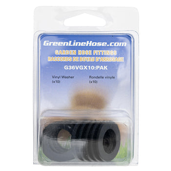Green Line G36VGX10 vinyl garden hose washers 10 pack