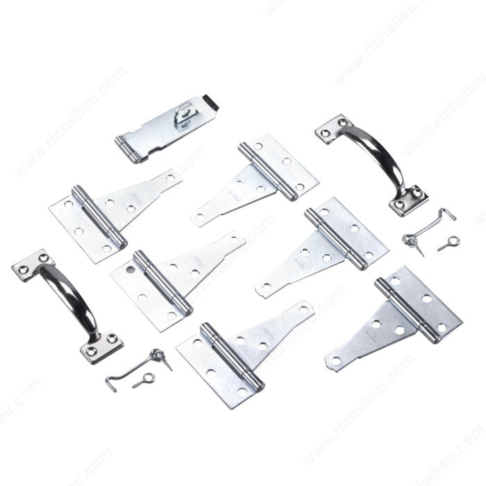 Onward GSK400 Zinc Steel Medium-Duty Outdoor Shed Hardware Kit