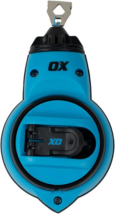 OX Trade 30m/100' ABS Chalk Reel Value Pack, 3:1 Gear Ratio, Standard & Fine Line - 04X00615