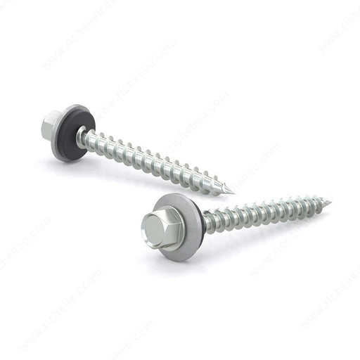 Metal Roofing Screw Hex Head with Steel and Neoprene Washer, Self-Tapping Thread, Type A Point