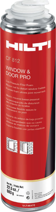 Hilti CF 812 WD low-pressure door and window foam can