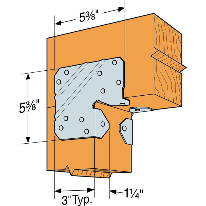 4"x End Post Cap ZMAX - LCE4