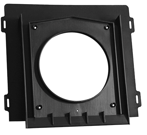 Raindog Light Plate rainscreen mounting plate, Black