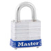 Master Lock 7D laminated steel padlock, 1-1/8 in. wide